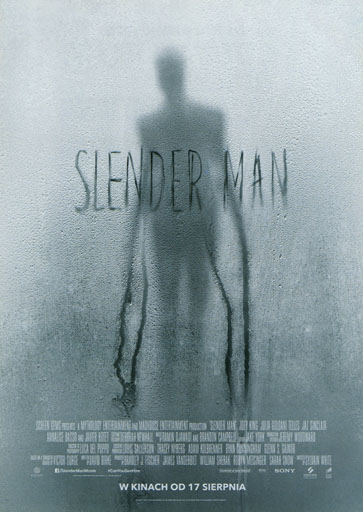Przód ulotki filmu 'Slender Man'