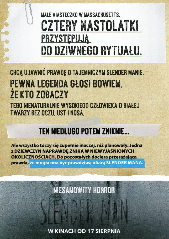 Ulotka filmu ''