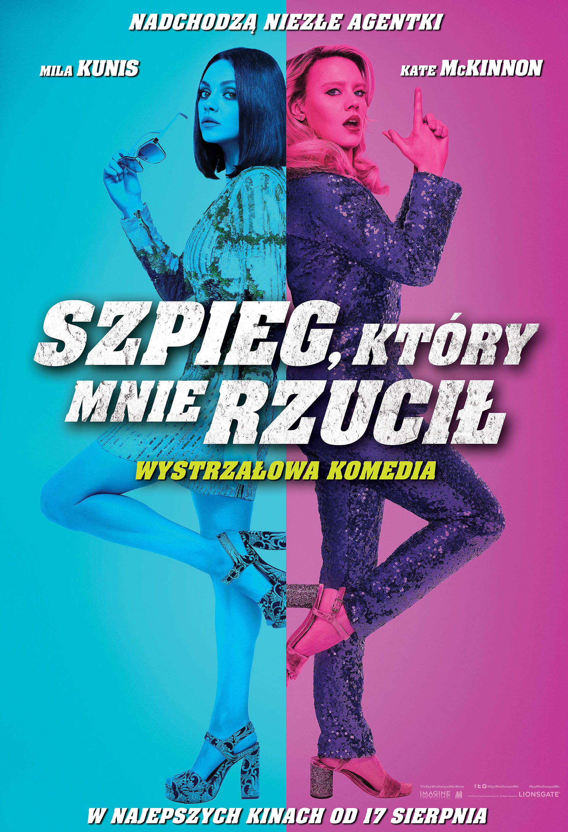Polski plakat filmu 'Szpieg, który mnie rzucił'