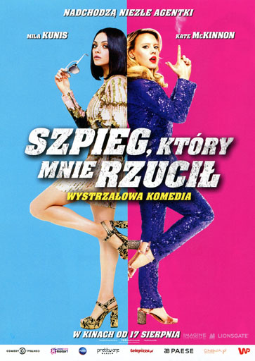 Przód ulotki filmu 'Szpieg, który mnie rzucił'