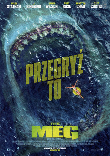 Przód ulotki filmu 'The Meg'