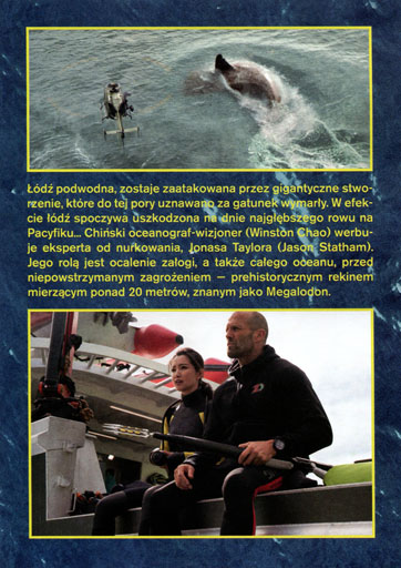 Tył ulotki filmu 'The Meg'
