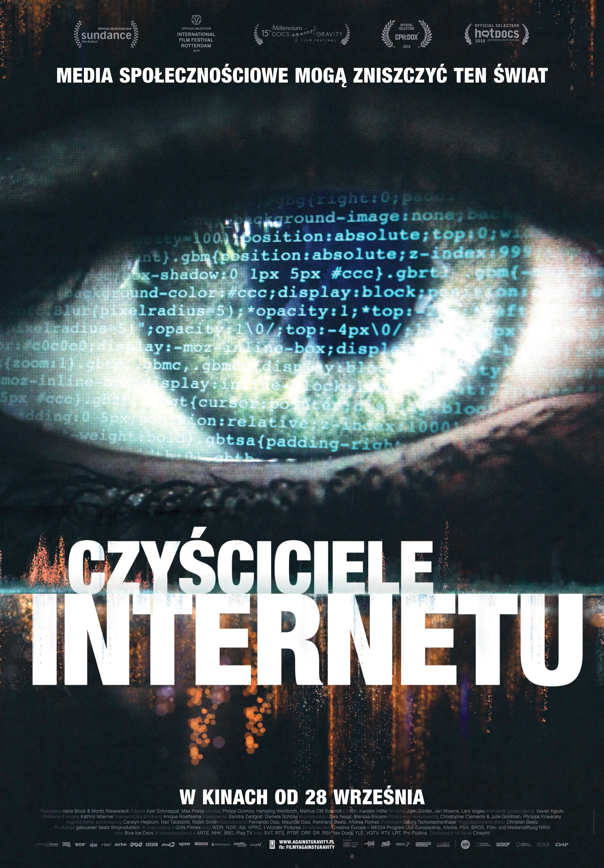Polski plakat filmu 'Czyściciele internetu'