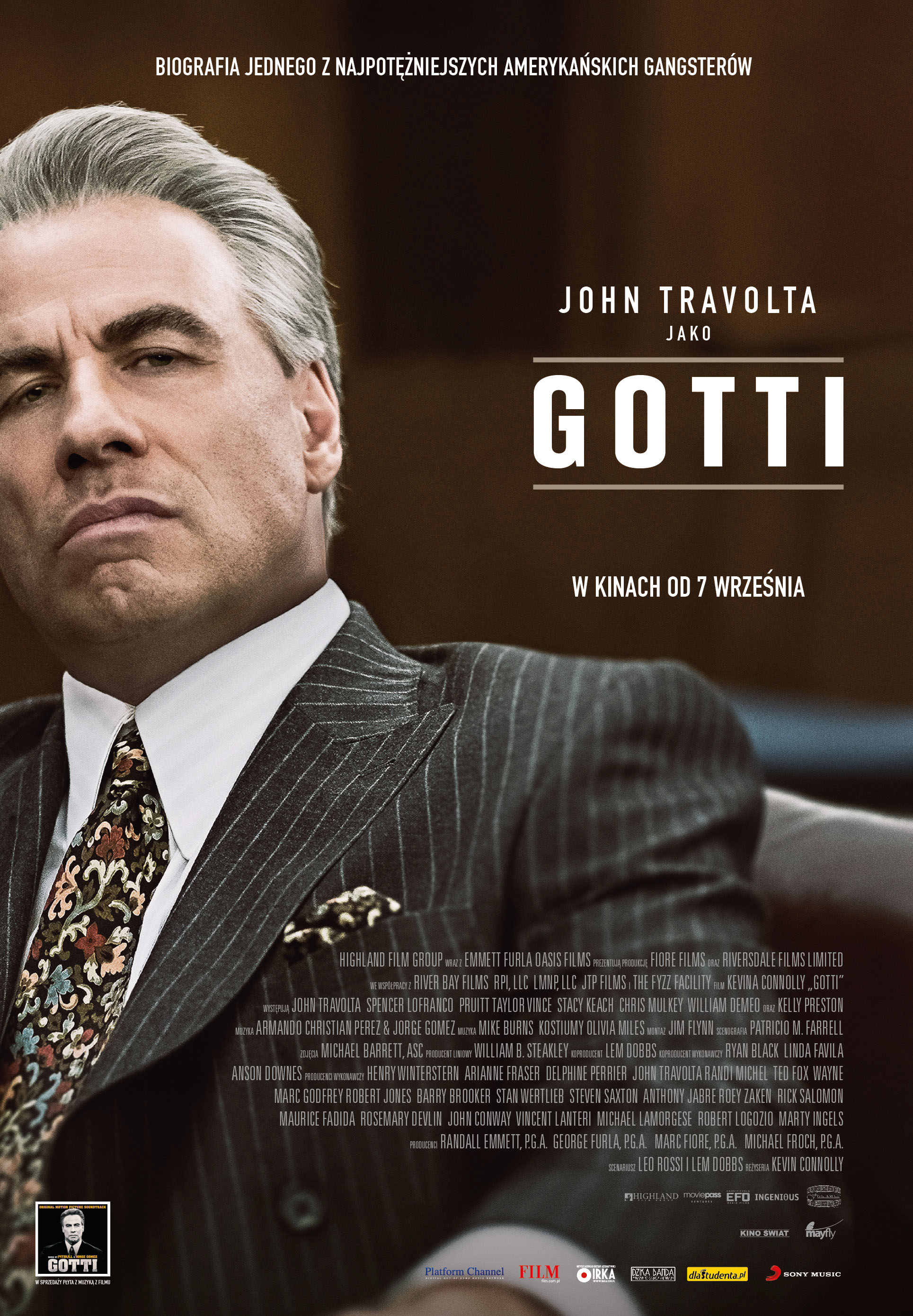 Polski plakat filmu 'Gotti'