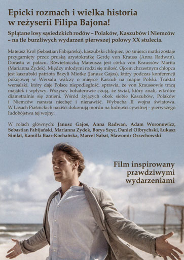 Tył ulotki filmu 'Kamerdyner'