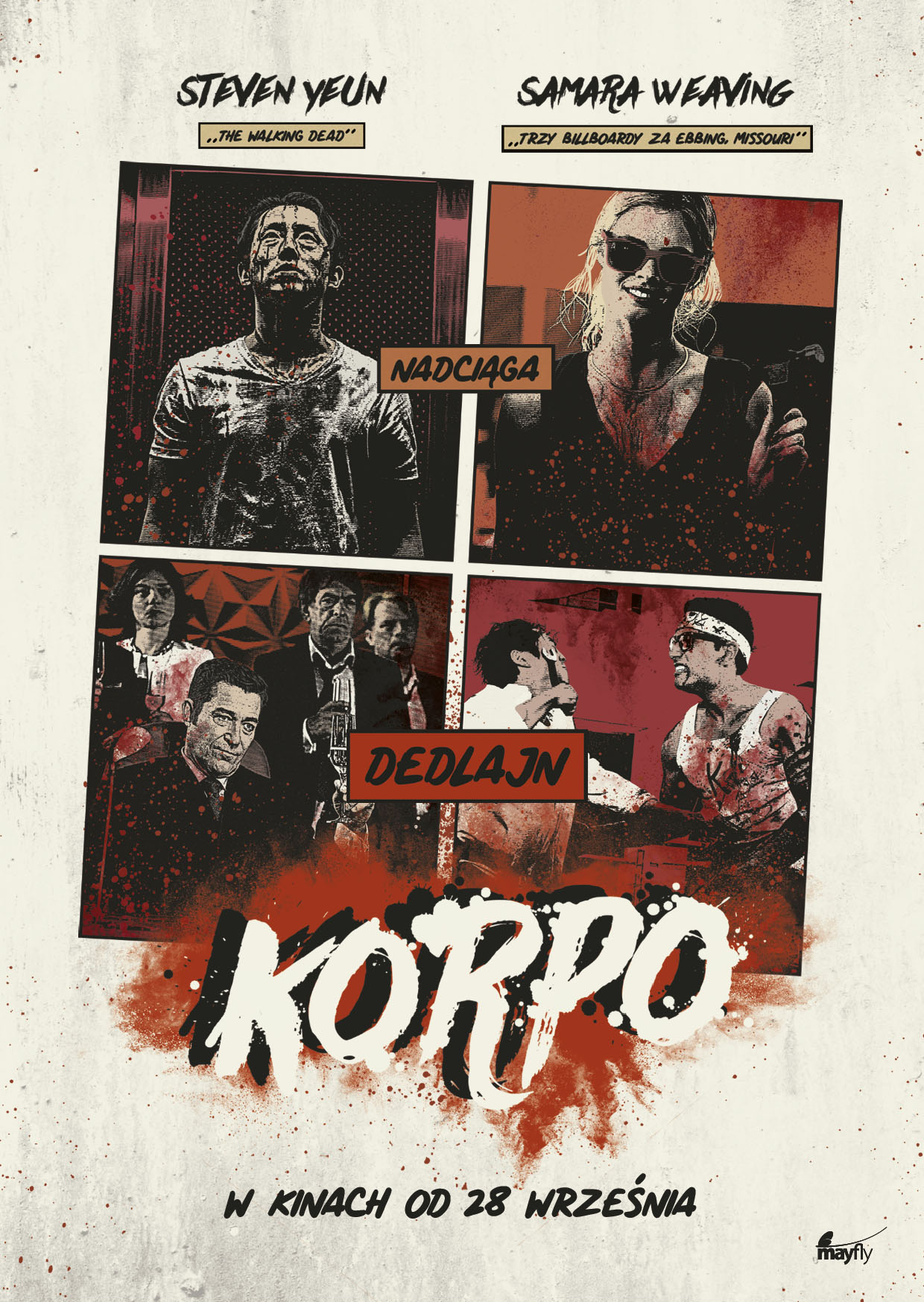 Polski plakat filmu 'Korpo'