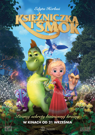 Polski plakat filmu 'Księżniczka i smok'