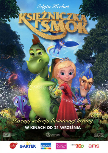 Przód ulotki filmu 'Księżniczka i smok'