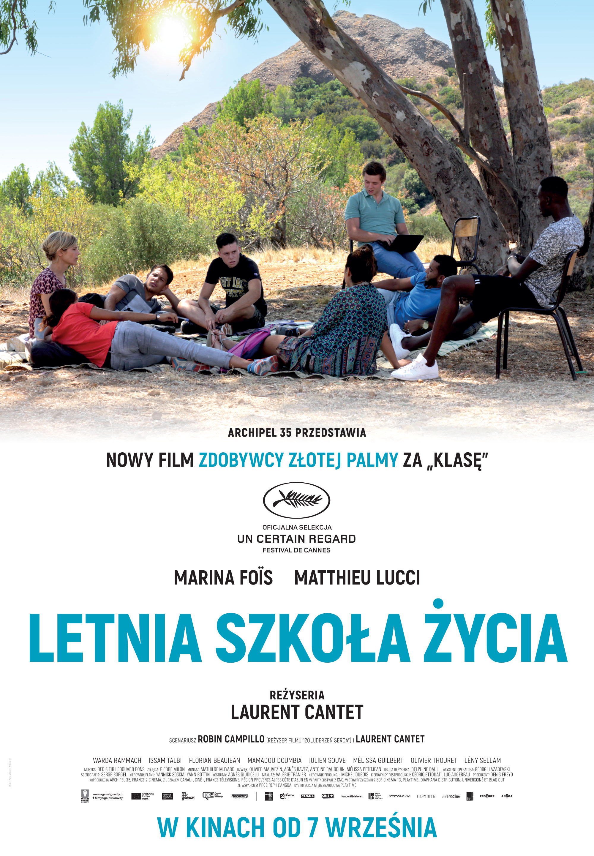 Polski plakat filmu 'Letnia szkoła życia'