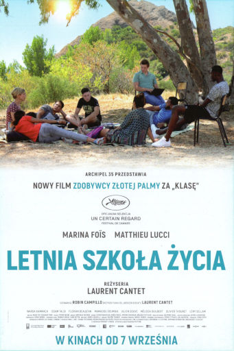 Przód ulotki filmu 'Letnia szkoła życia'