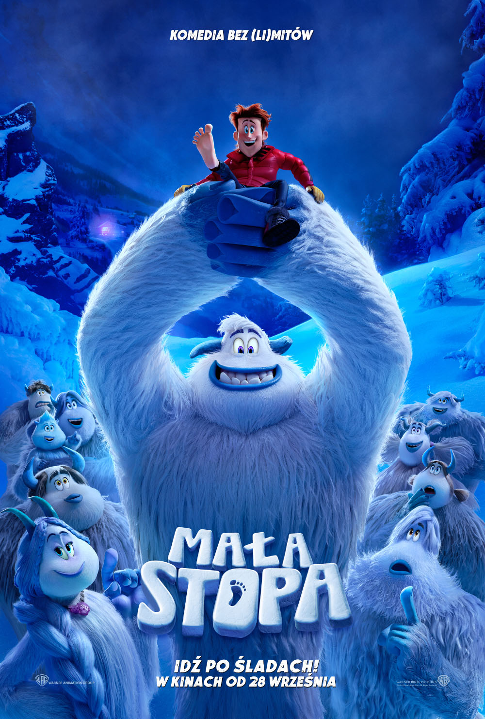 Polski plakat filmu 'Mała Stopa'