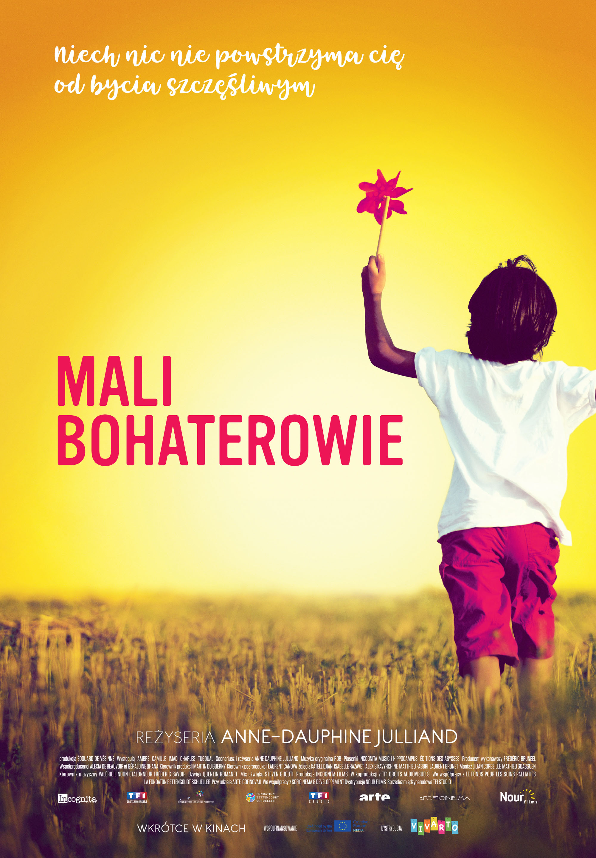 Polski plakat filmu 'Mali bohaterowie'