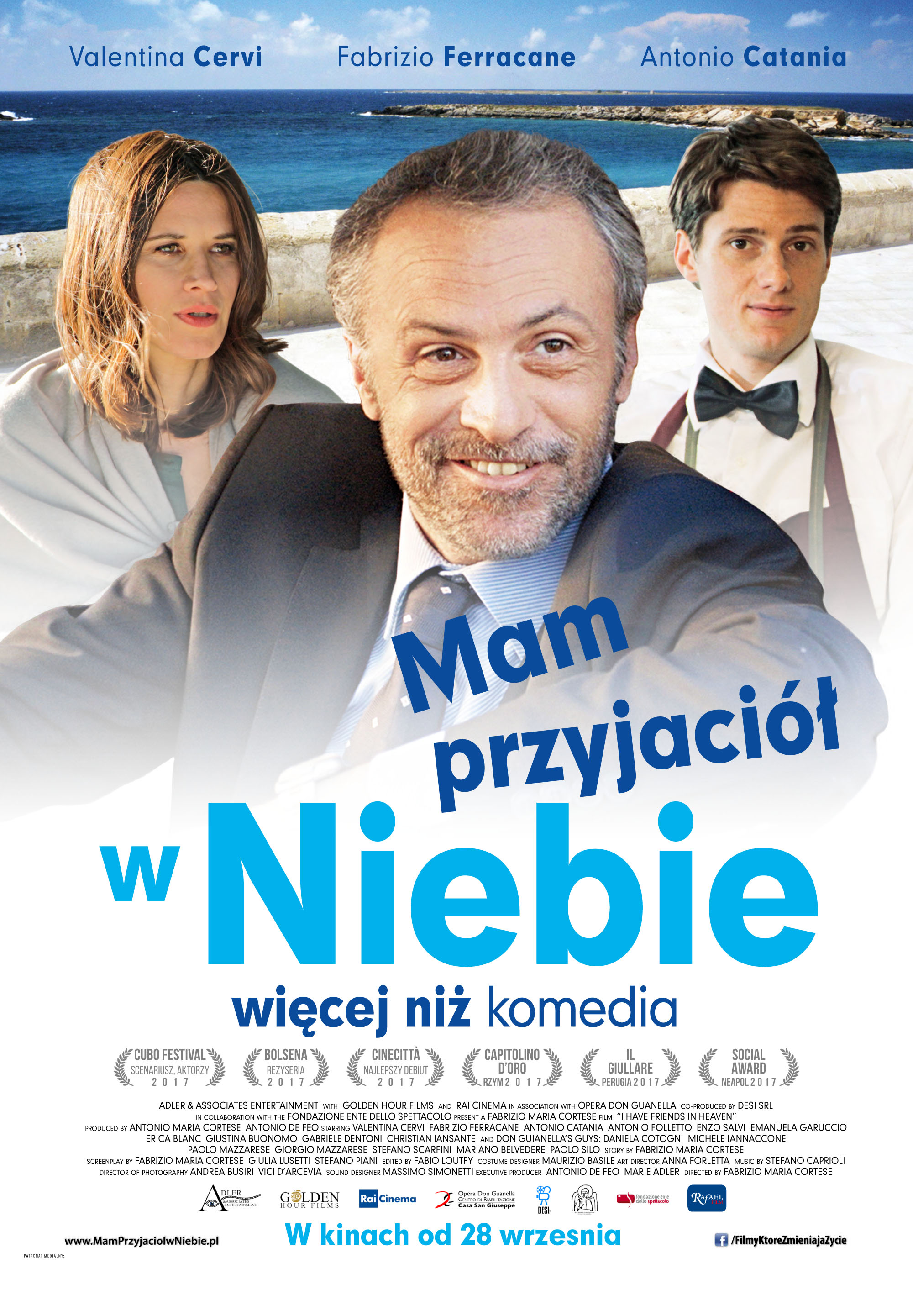 Polski plakat filmu 'Mam przyjaciół w niebie'