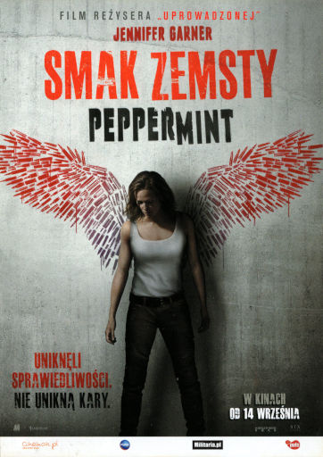 Przód ulotki filmu 'Smak zemsty. Peppermint'