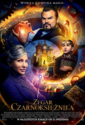 Polski plakat filmu 'Zegar czarnoksiężnika'