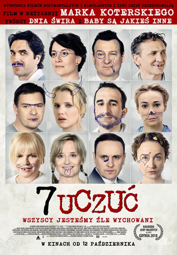 Polski plakat filmu '7 uczuć'