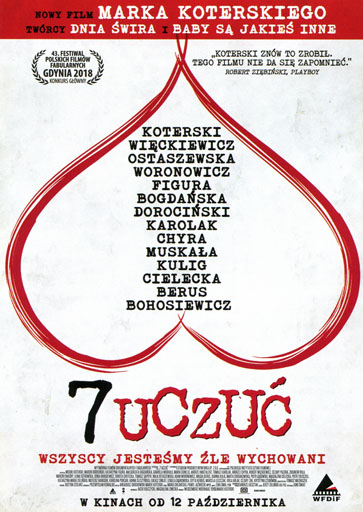 Przód ulotki filmu '7 uczuć'