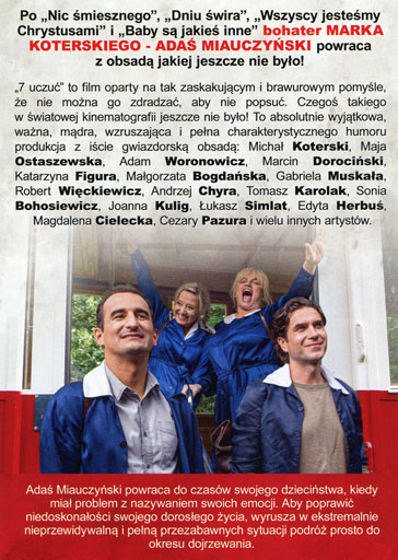 Tył ulotki filmu '7 uczuć'