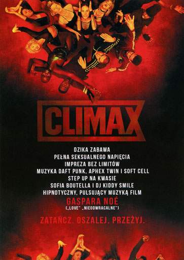 Tył ulotki filmu 'Climax'
