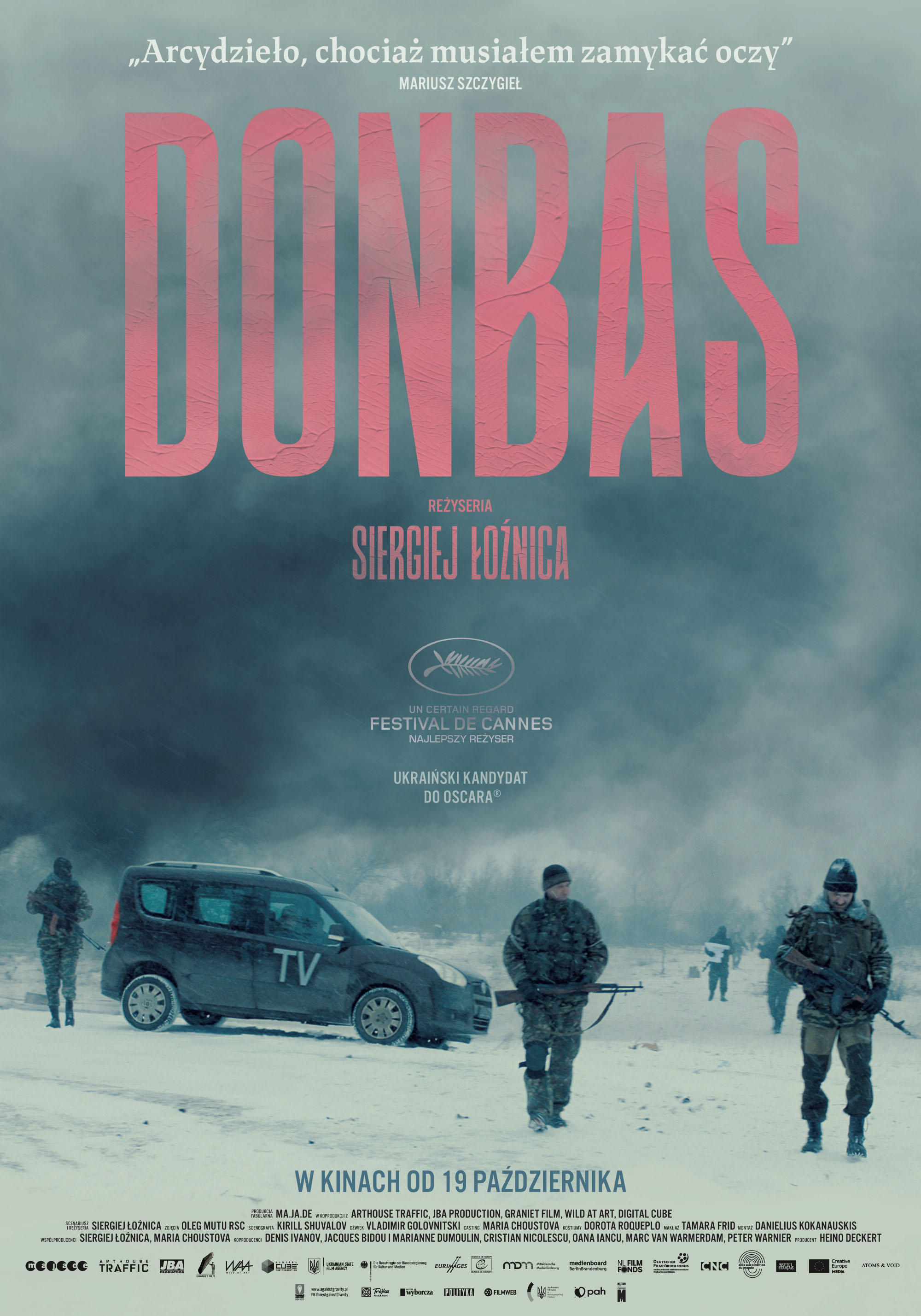 Polski plakat filmu 'Donbas'