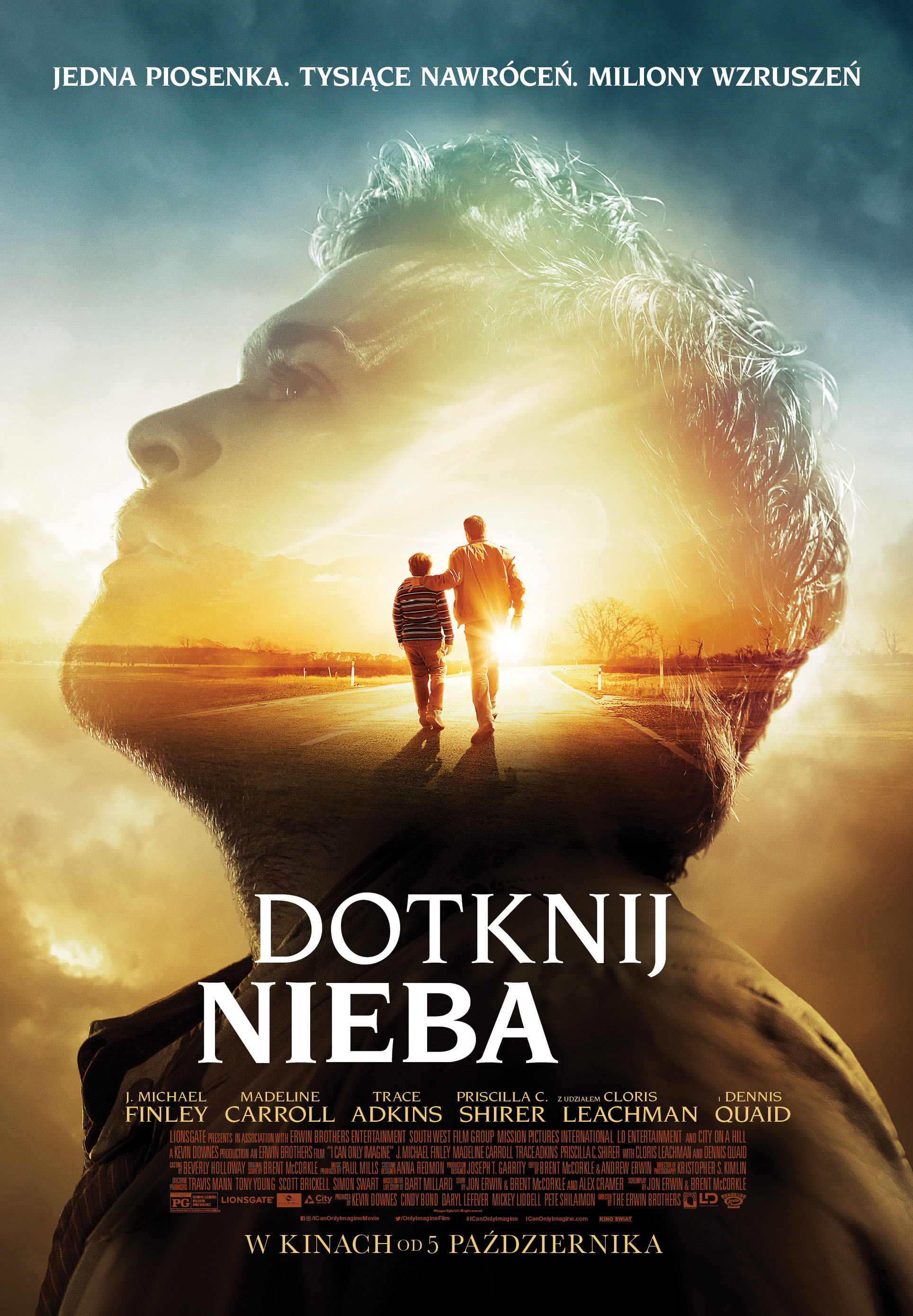 Polski plakat filmu 'Dotknij nieba'