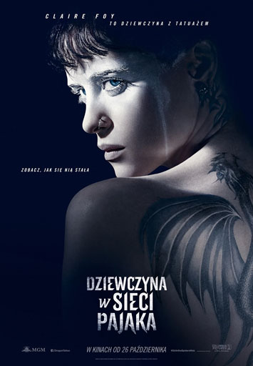 Polski plakat filmu 'Dziewczyna w sieci pająka'