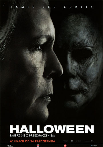 Przód ulotki filmu 'Halloween'