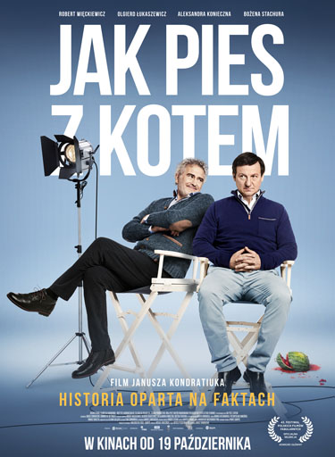 Polski plakat filmu 'Jak pies z kotem'