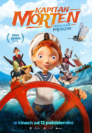 Polski plakat filmu 'Kapitan Morten i Królowa Pająków'