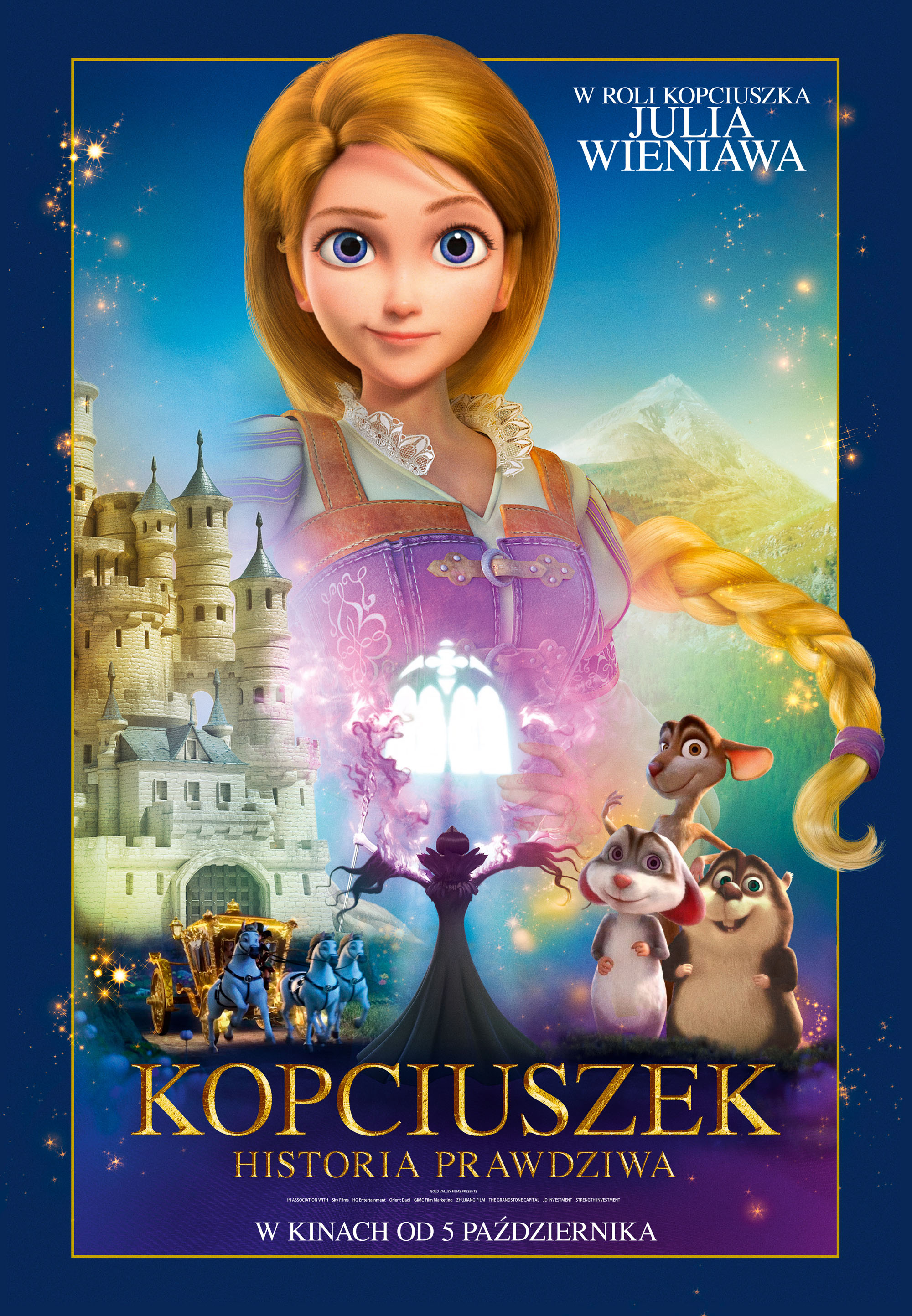 Polski plakat filmu 'Kopciuszek. Historia prawdziwa'