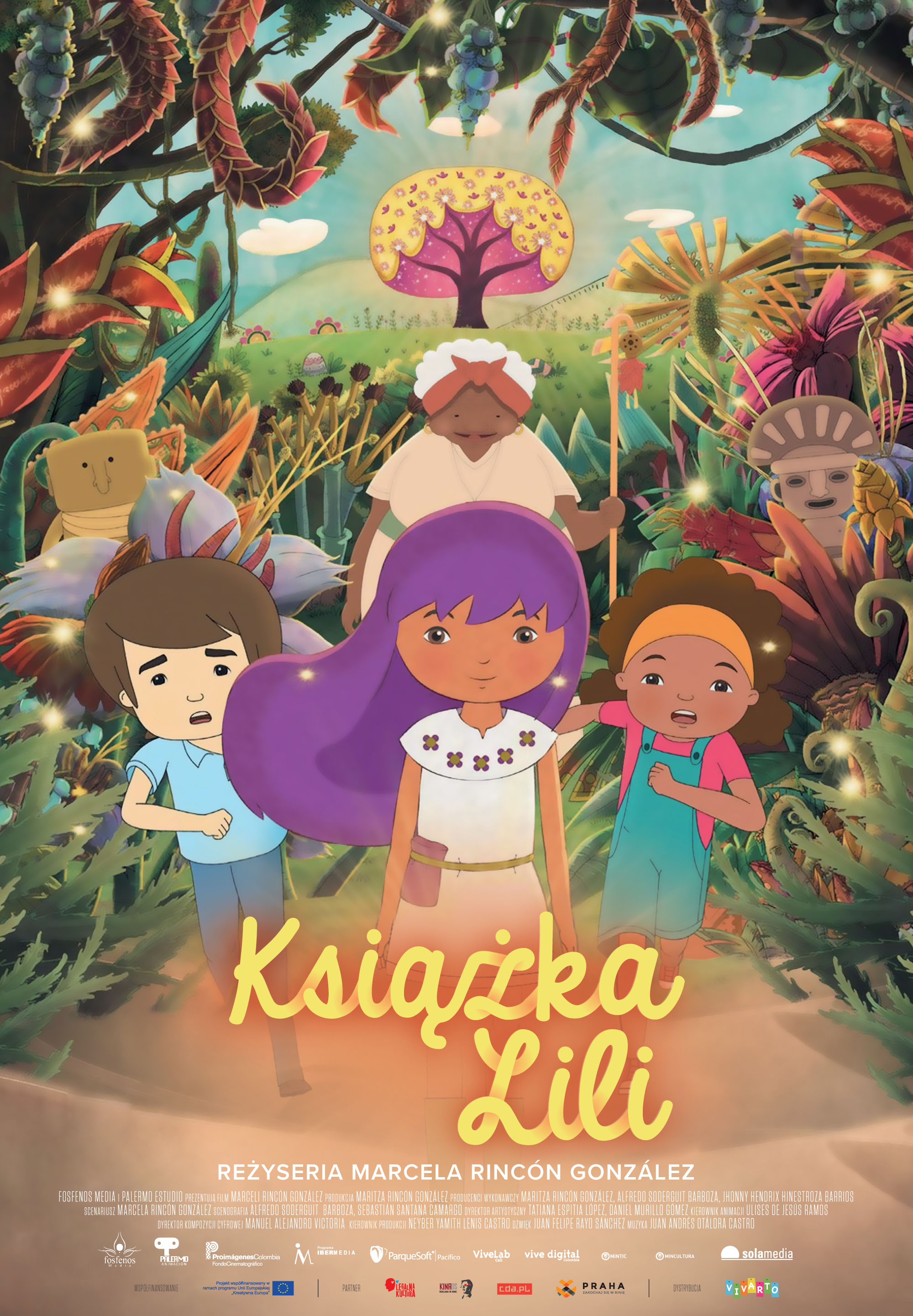Polski plakat filmu 'Książka Lili'