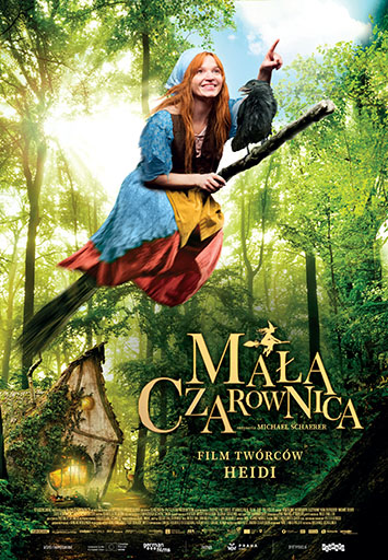 Polski plakat filmu 'Mała czarownica'