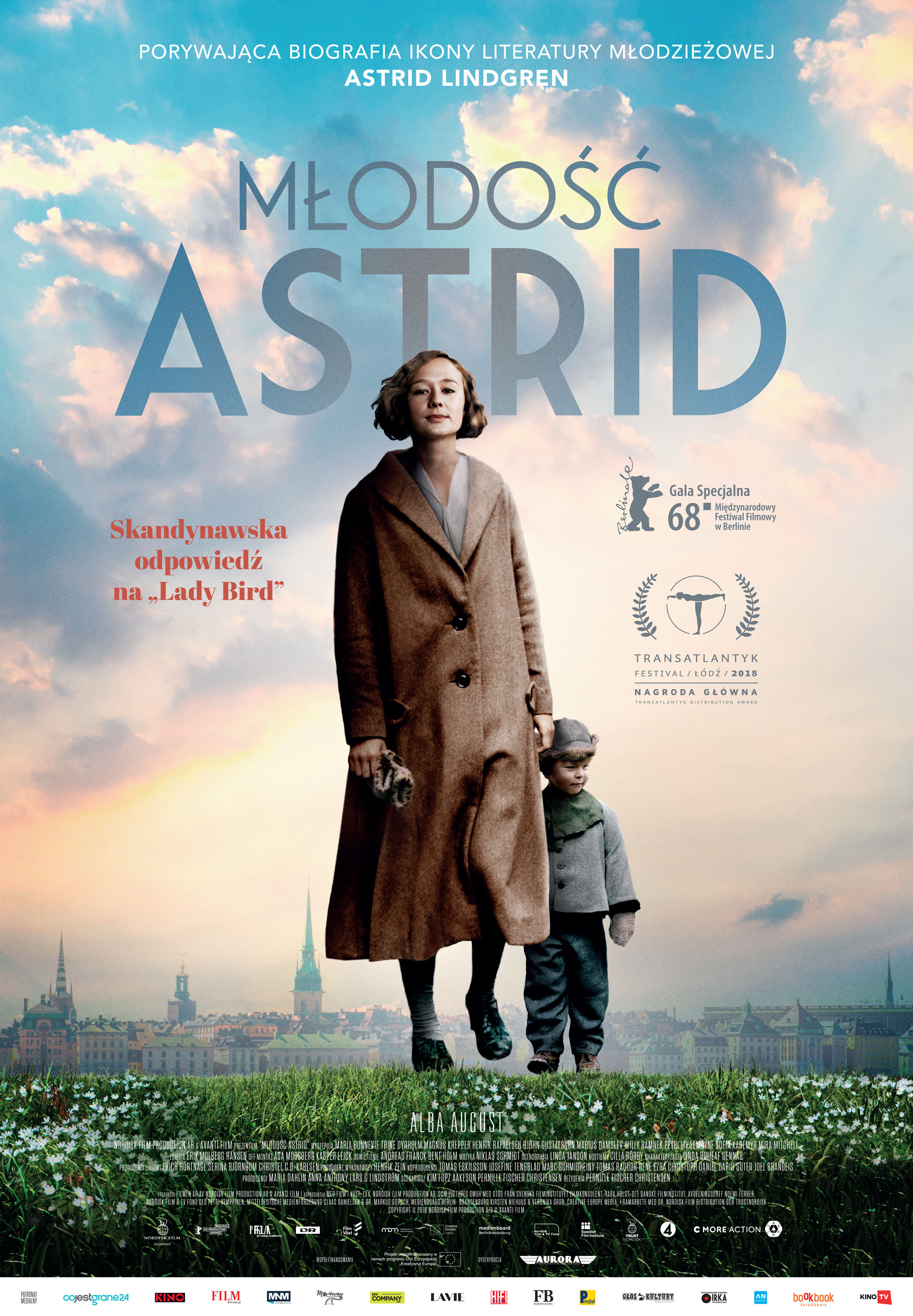 Polski plakat filmu 'Młodość Astrid'