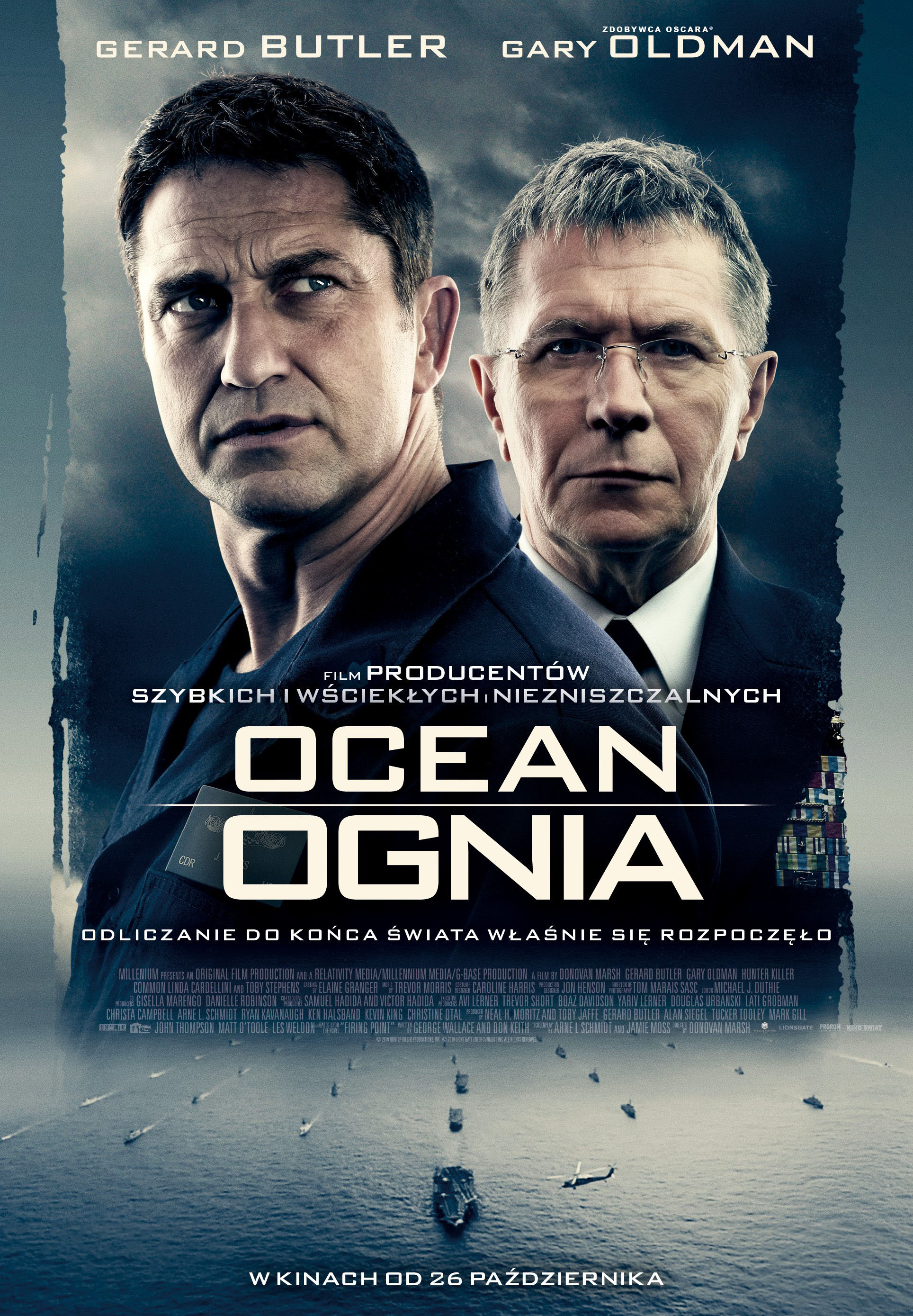 Polski plakat filmu 'Ocean ognia'