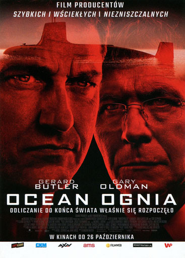 Przód ulotki filmu 'Ocean ognia'