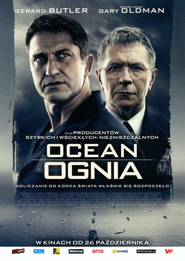 Przód ulotki filmu 'Ocean ognia'