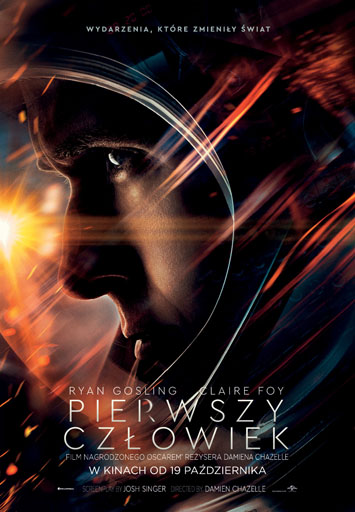 Polski plakat filmu 'Pierwszy człowiek'