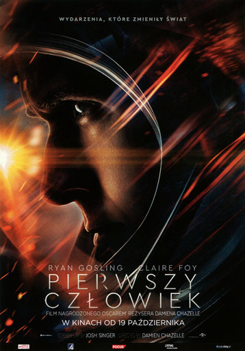 Przód ulotki filmu 'Pierwszy człowiek'