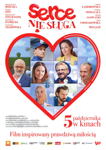 Przód ulotki filmu 'Serce nie sługa'