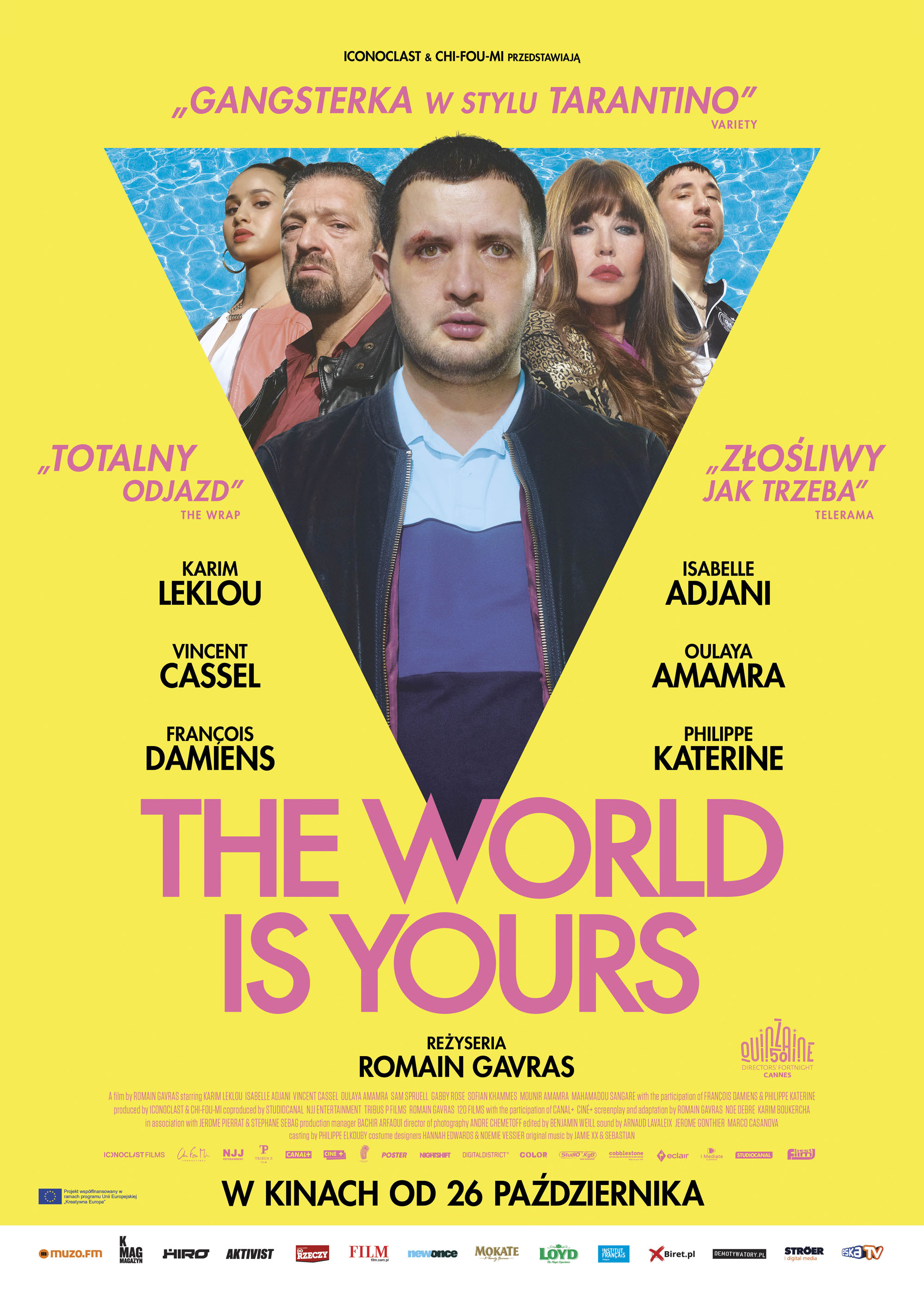 Polski plakat filmu 'The World Is Yours'