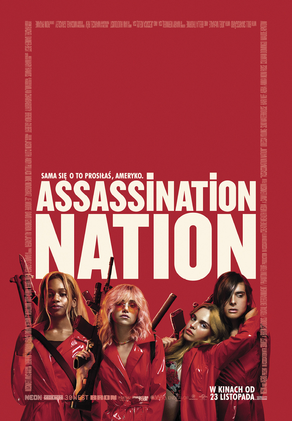Polski plakat filmu 'Assassination Nation'