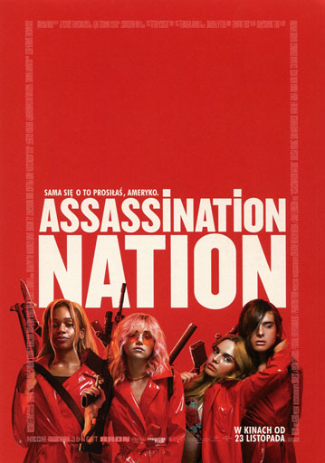 Przód ulotki filmu 'Assassination Nation'