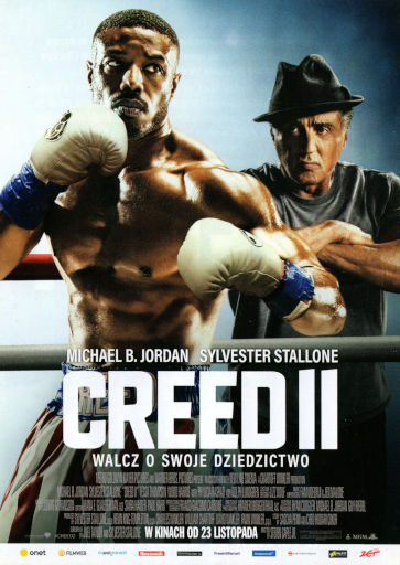 Przód ulotki filmu 'Creed II'