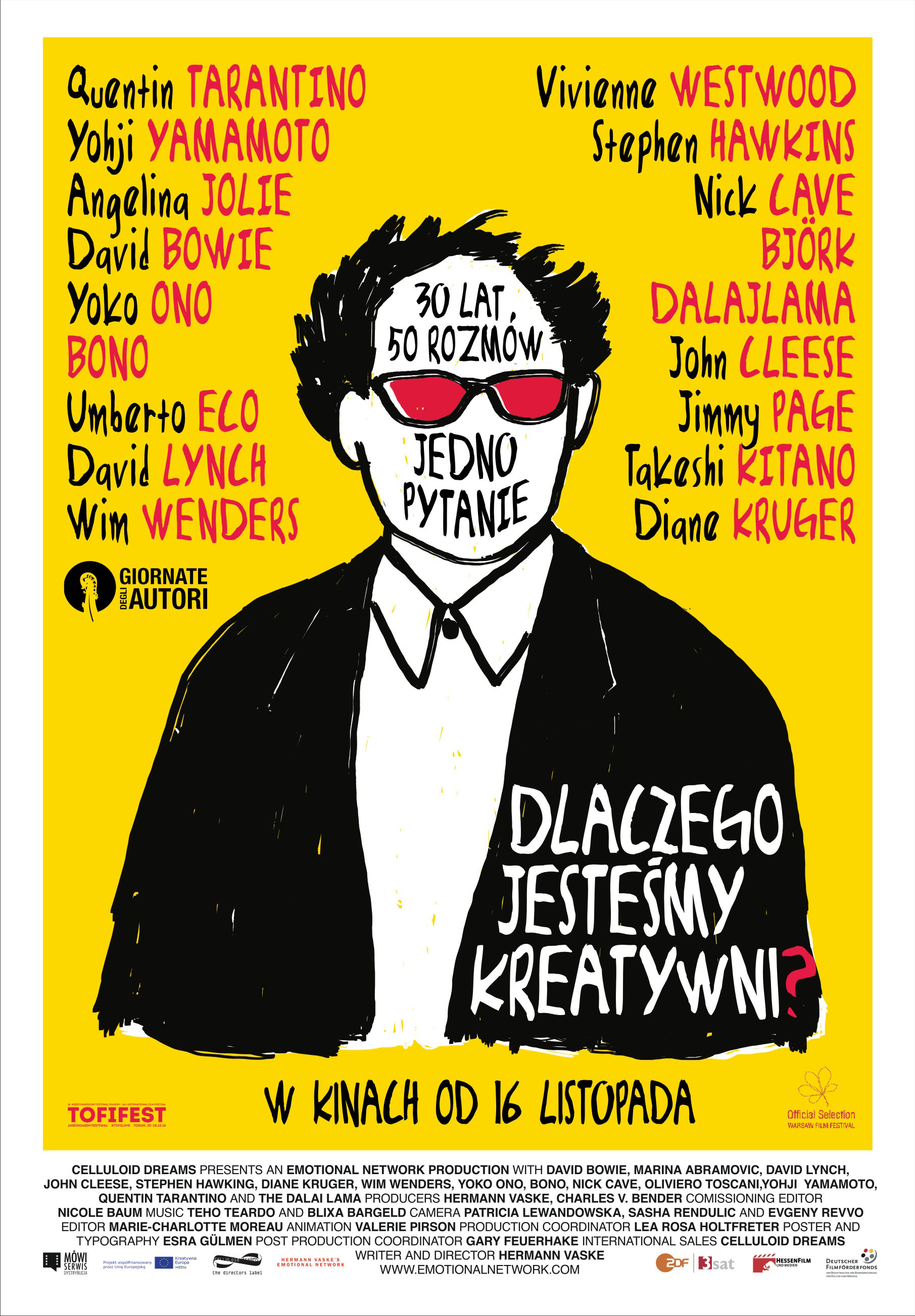 Polski plakat filmu 'Dlaczego jesteśmy kreatywni?'