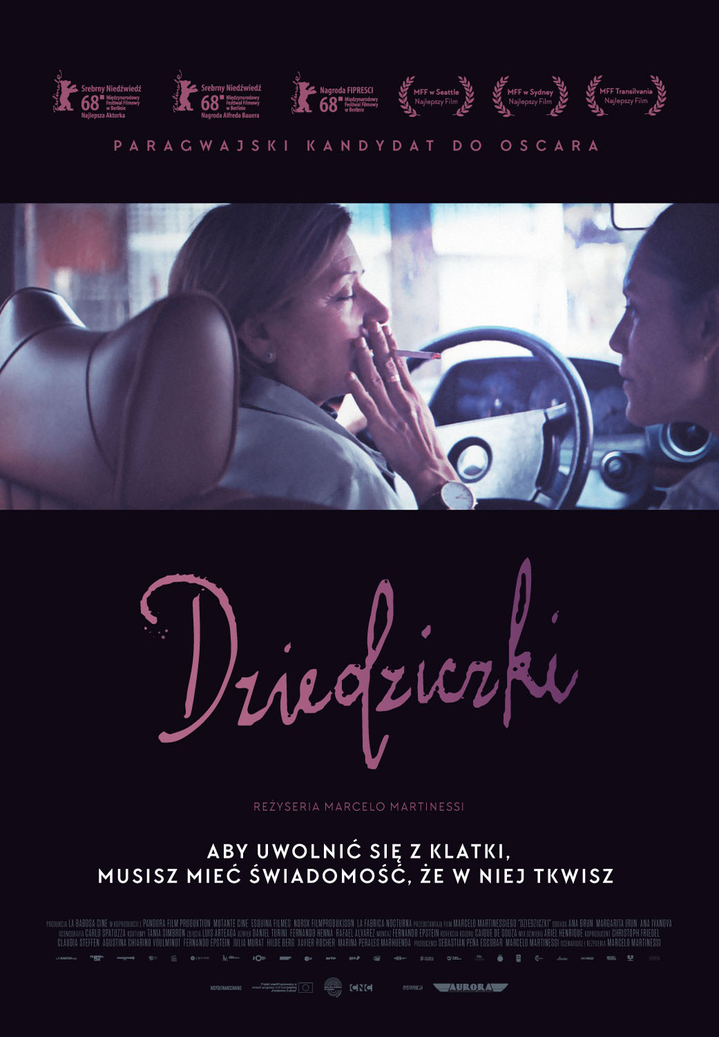 Polski plakat filmu 'Dziedziczki'