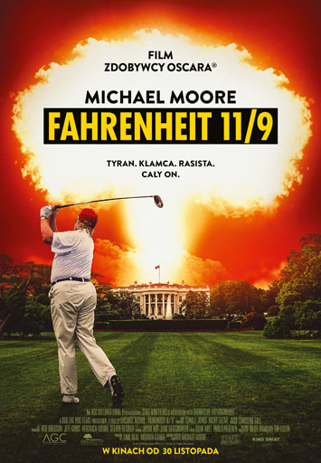 Polski plakat filmu 'Fahrenheit 11/9'