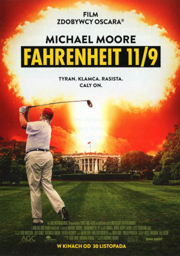 Przód ulotki filmu 'Fahrenheit 11/9'