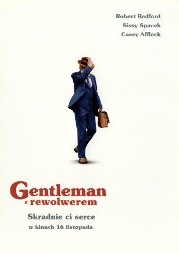 Przód ulotki filmu 'Gentleman z rewolwerem'