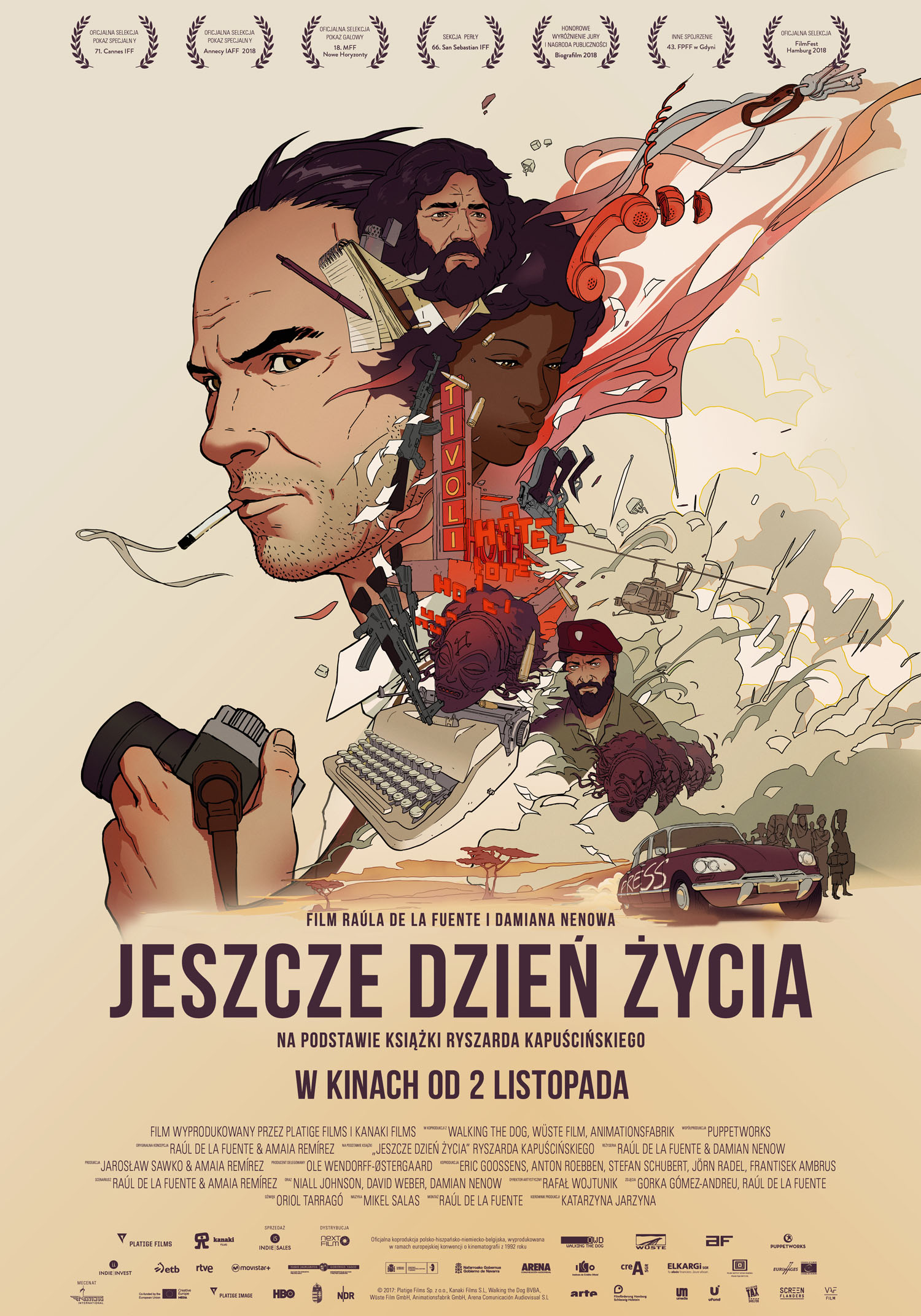 Polski plakat filmu 'Jeszcze dzień życia'