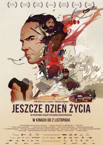 Przód ulotki filmu 'Jeszcze dzień życia'